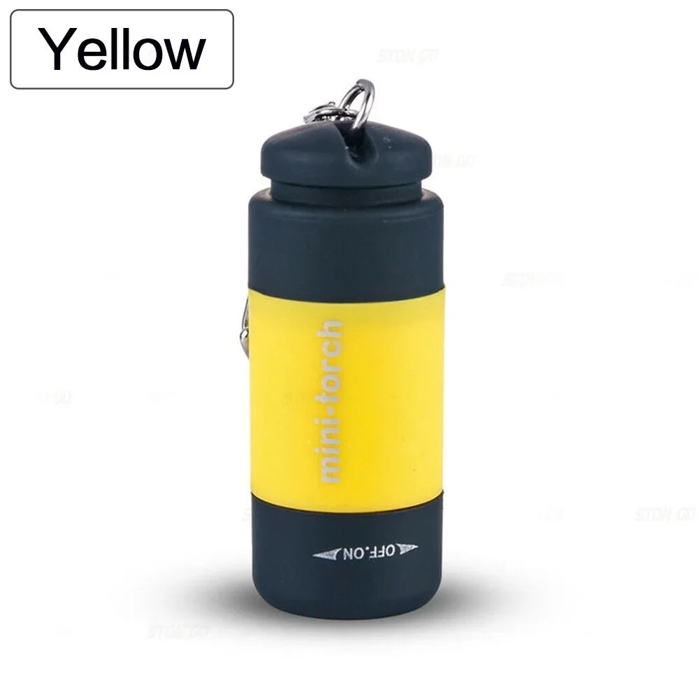 Mini Keychain Pocket Torch USB Rechargeable LED Light Stonego Flashlight Lamp Waterproof Keychain Light
