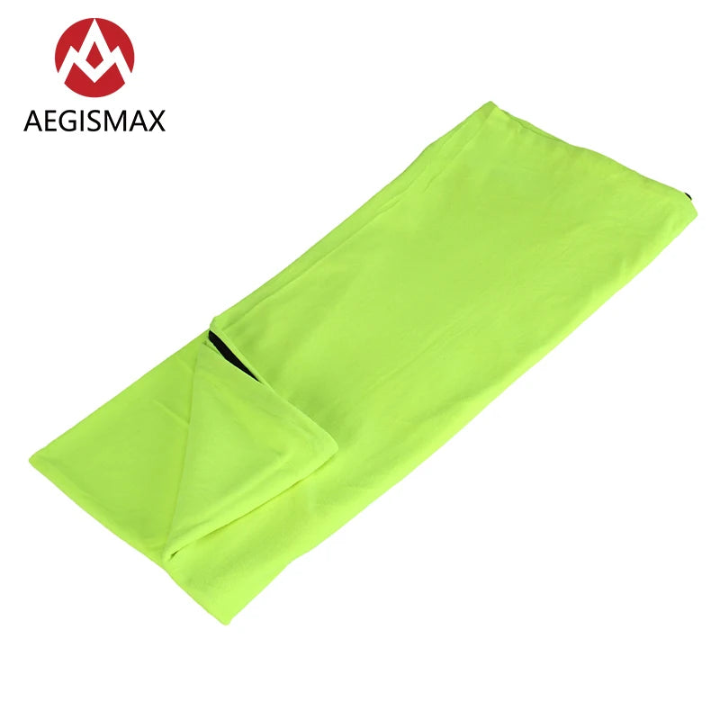 Outdoor Fleece Sleeping Bag Envelope Portable Camping Ultralight Sleeping Bags Summer Sleeping Bags Travel Liner
