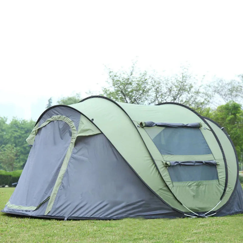 No Need to Set up Fast Opening Camping Tents for Throwing Tents, Fully Automatic 3-4 Person Outdoor Camping Tents