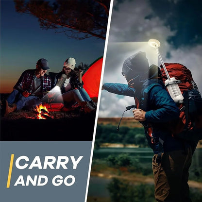 Camping Light, 3000Mah Rechargeable Camping Lantern, Honeycomb Design Adjustable Camping LED Lantern, Warm & White Light Color with 180° Rotating Camping Light for Camping Tent Picnic Glamping