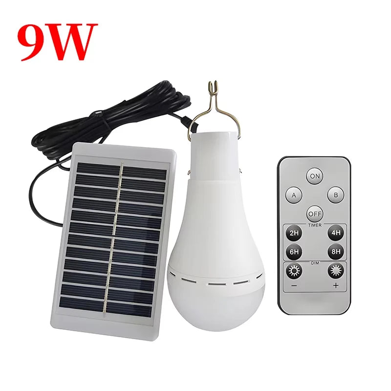 Solar Lights Waterproof USB Charged Hanging Emergency Sunlights Powered Lamps Outdoor Indoor House LED Solar Lamp Bulb Lights