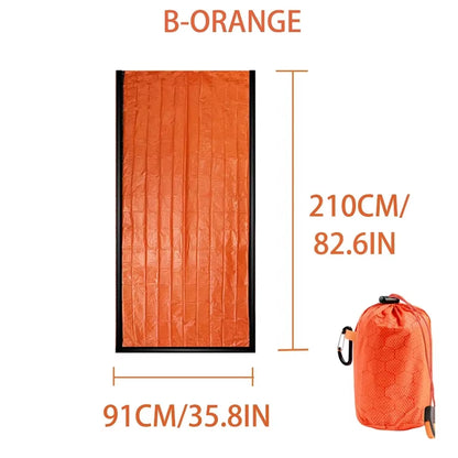 Emergency Sleeping Bag Survival Bag | Portable Blanket Survival Gear Emergency Bivy Sack Bivvy Thermal Sleeping Bag Camping