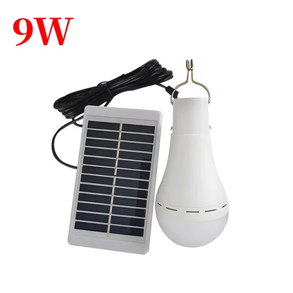 Solar Lights Waterproof USB Charged Hanging Emergency Sunlights Powered Lamps Outdoor Indoor House LED Solar Lamp Bulb Lights