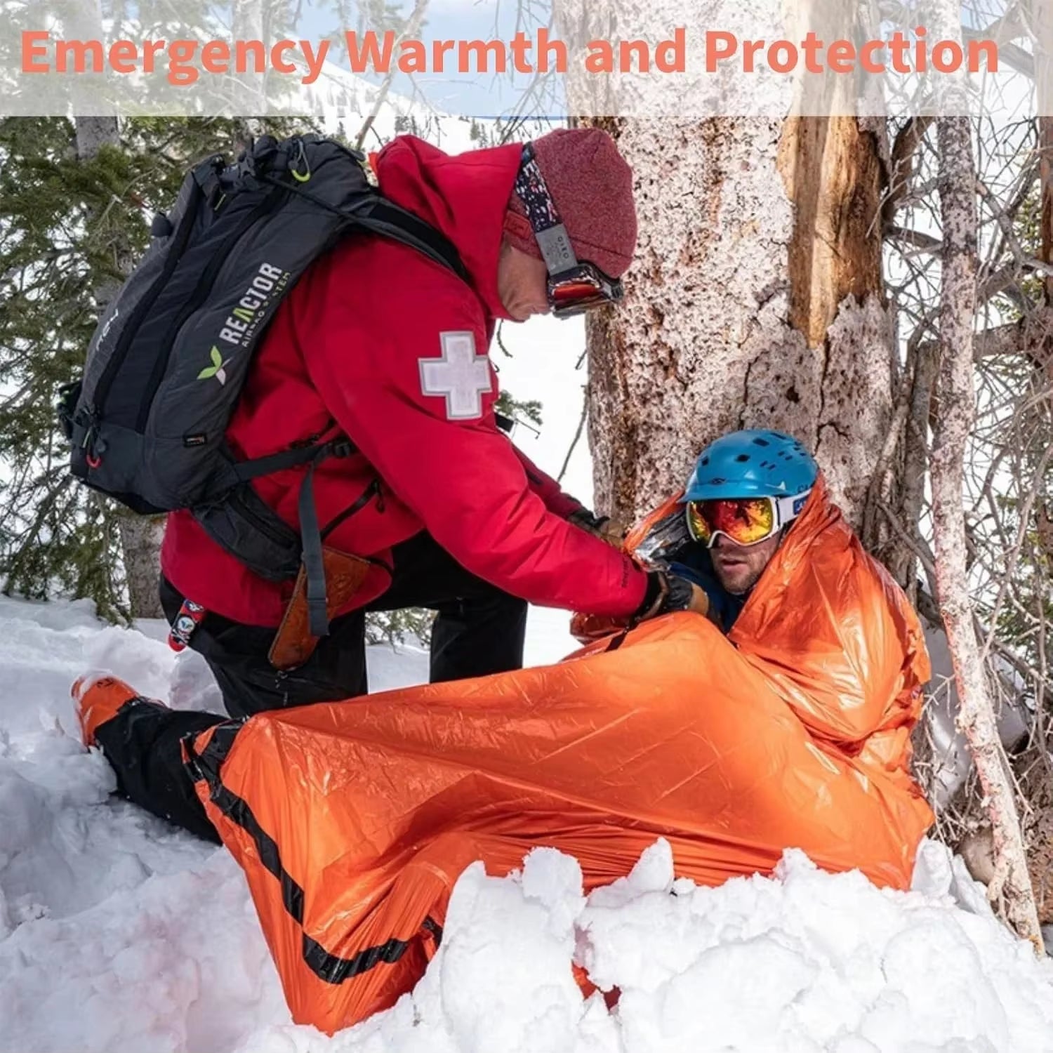 Emergency Sleeping Bag Survival Bag | Portable Blanket Survival Gear Emergency Bivy Sack Bivvy Thermal Sleeping Bag Camping
