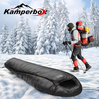Winter Sleeping Bag Camping Synthetic Sleeping Bag Fake down Sleeping Bag Synthetic Fiber Mimicking down Sleeping Bag