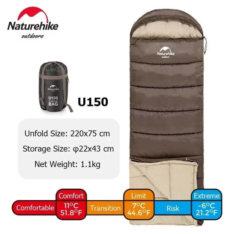 Sleeping Bag Ultralight Waterproof Sleeping Bag Cotton Quilt Portable Envelope Sleeping Bag Camping Sleeping Bags
