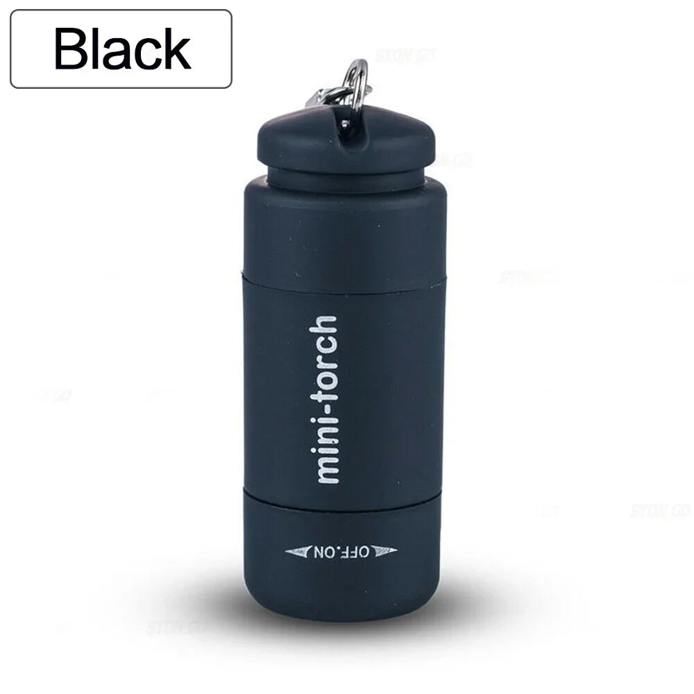 Mini Keychain Pocket Torch USB Rechargeable LED Light Stonego Flashlight Lamp Waterproof Keychain Light