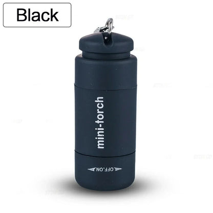 Mini Keychain Pocket Torch USB Rechargeable LED Light Stonego Flashlight Lamp Waterproof Keychain Light