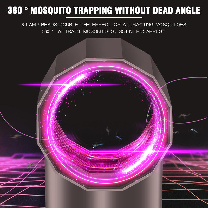 USB Mosquito Electronic Killer LED Lamp Electrical Insect Flies anti Lantern Fly Trap for Camping Indoor Bug Zapper Light Garden