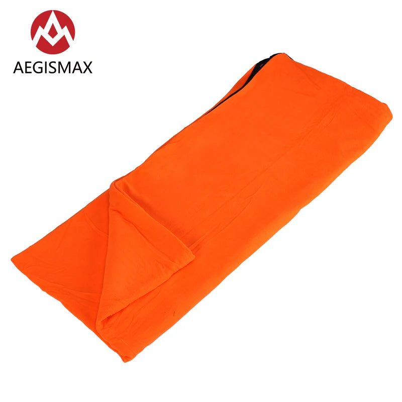 Outdoor Fleece Sleeping Bag Envelope Portable Camping Ultralight Sleeping Bags Summer Sleeping Bags Travel Liner