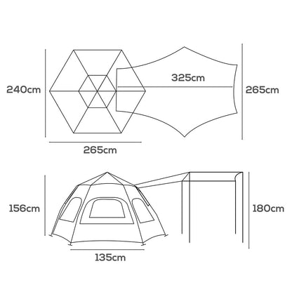 Mountview Instant Tent Pop up Camping-1